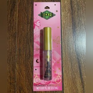 Wicked Glinda Strawberry Scented Lip Gloss - Gold Cap